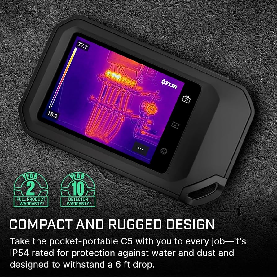Amazon.com: FLIR C5 Compact Thermal Imaging Camera with Wifi